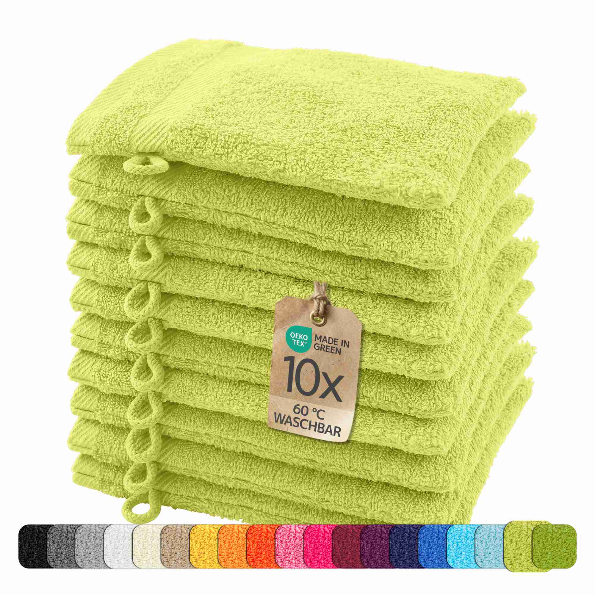 etérea 10er Pack Handtücher Carli Handtuch Bulkset