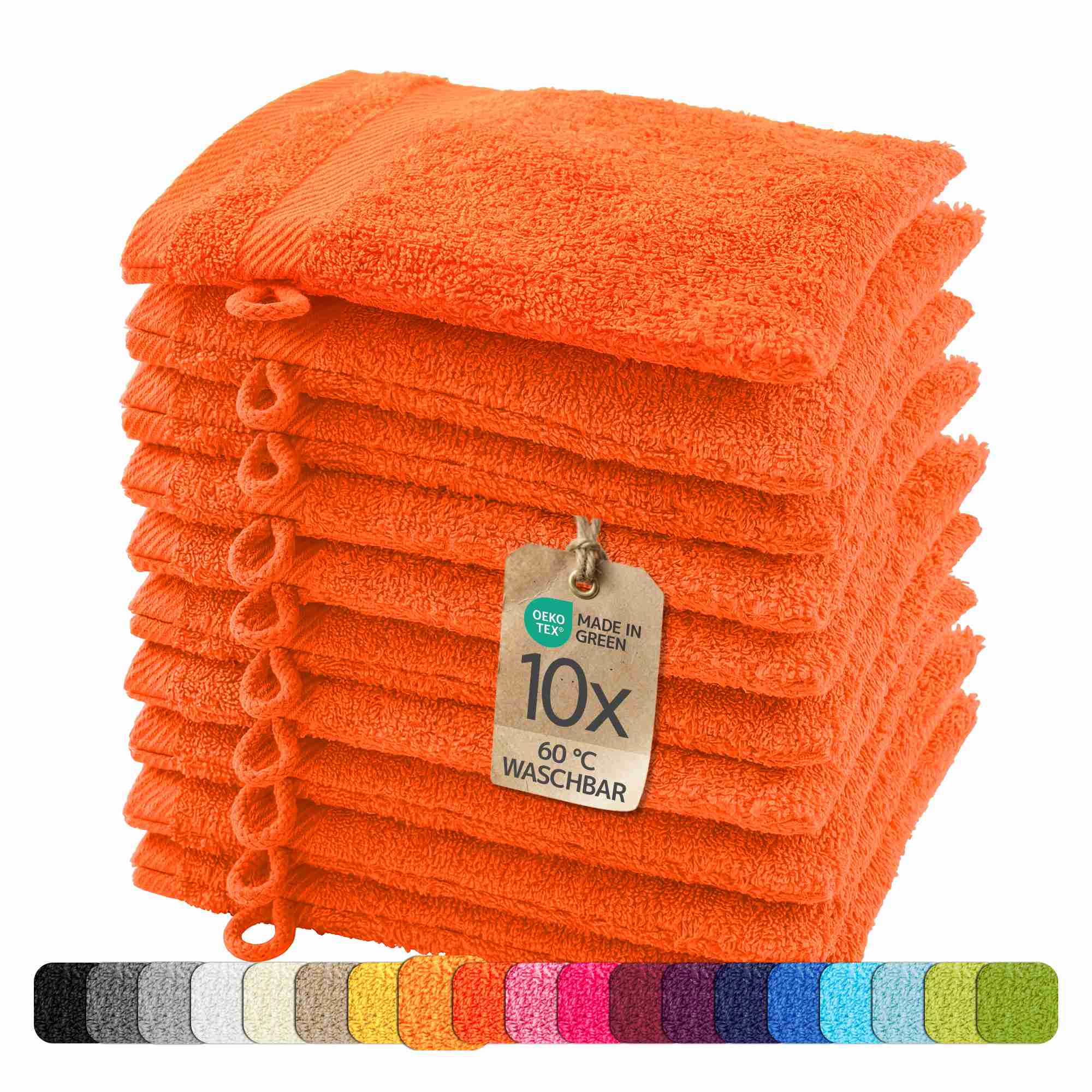 etérea 10er Pack Handtücher Carli Handtuch Bulkset