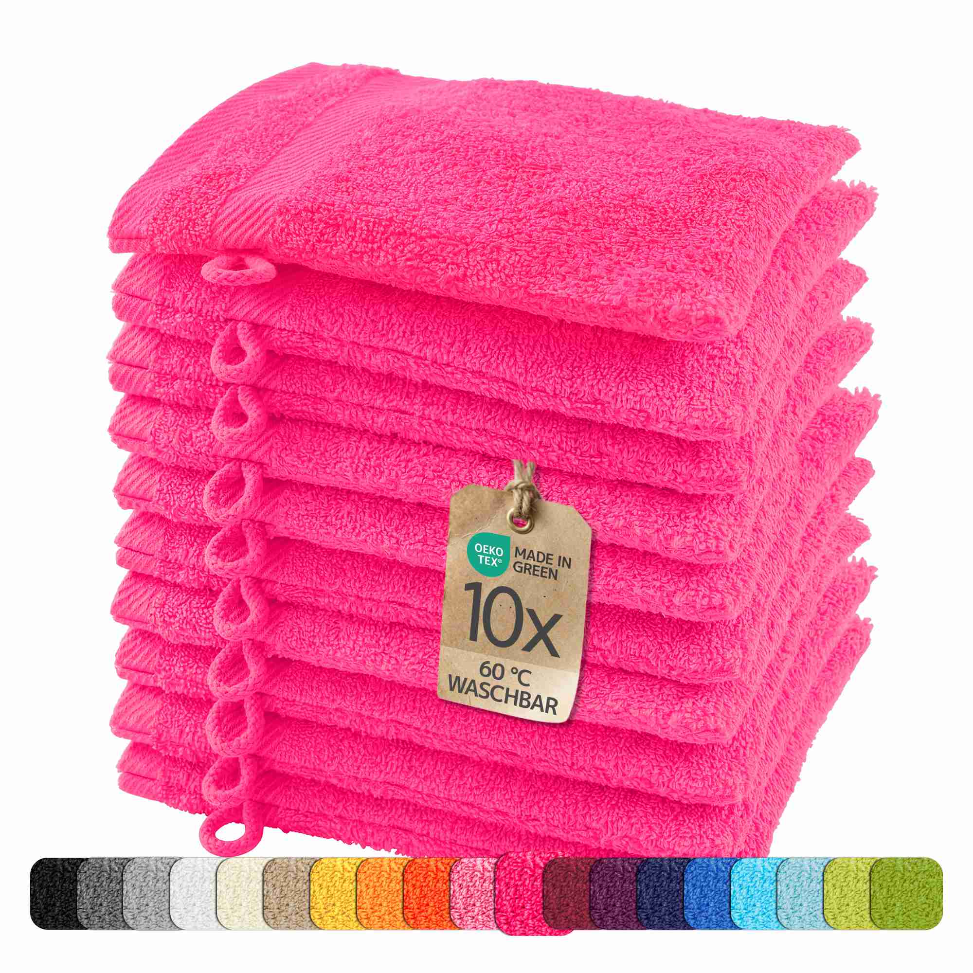 etérea 10er Pack Handtücher Carli Handtuch Bulkset