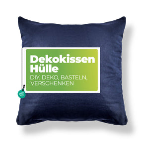 etérea Baumwolle DIY 10er Dekokissen Kissen Bezug 40x40 cm