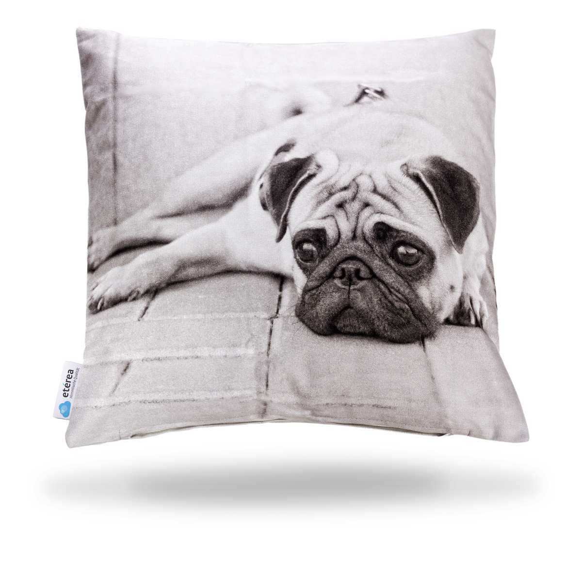 etérea Dekokissen Kissenhülle in Baumwolle Halbpanama Qualität mit Reißverschluß