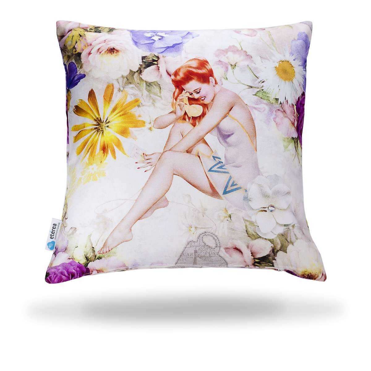 etérea Dekokissen Kissenhülle in Baumwolle Halbpanama Qualität mit Reißverschluß