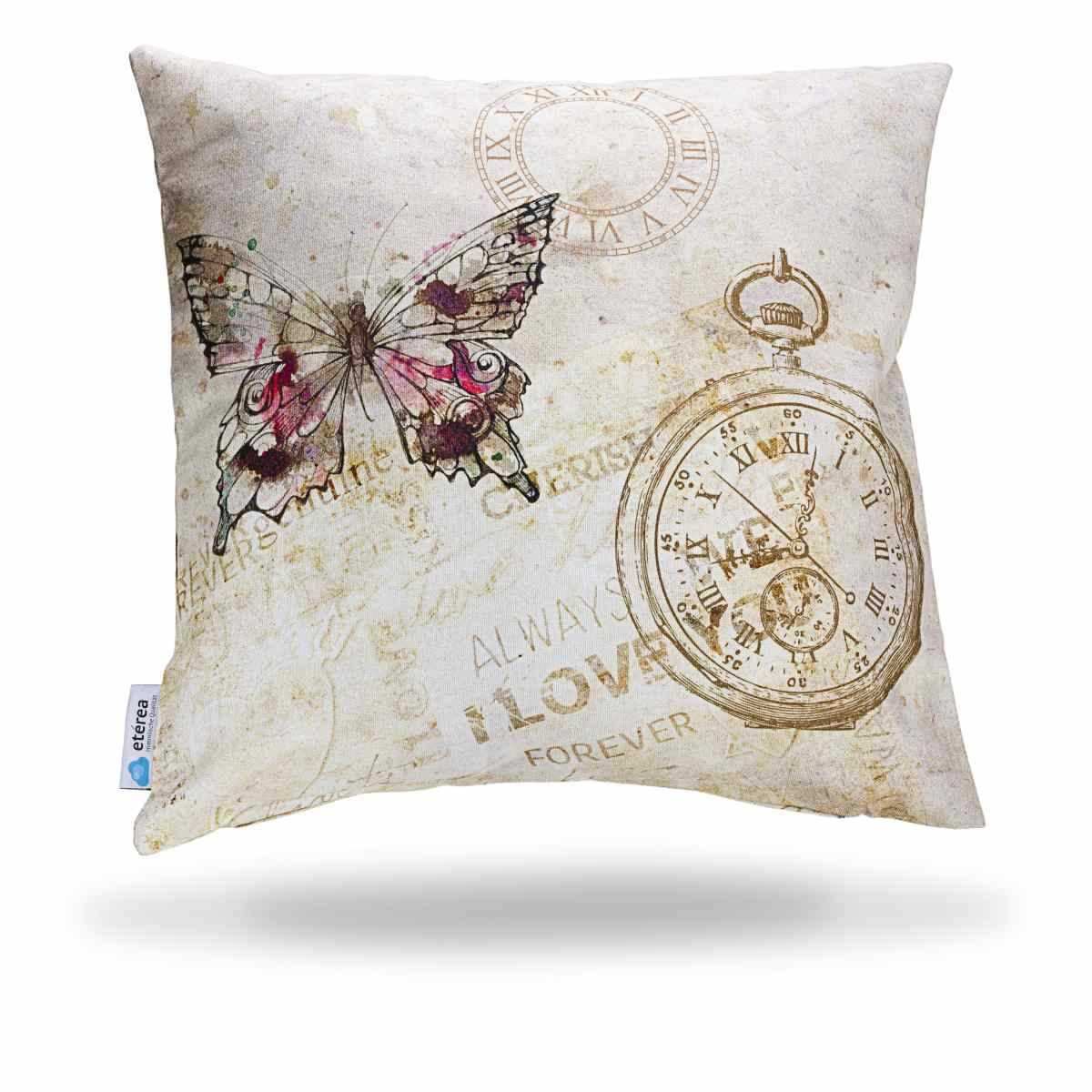 etérea Dekokissen Kissenhülle in Baumwolle Halbpanama Qualität mit Reißverschluß