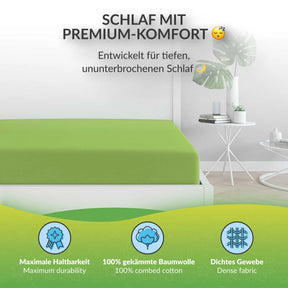 etérea Extra Jersey Topper Spannbettlaken - 90x200 - 200x220 cm