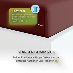 etérea Extra Jersey Topper Spannbettlaken - 90x200 - 200x220 cm