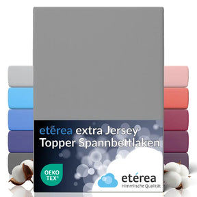 etérea Extra Jersey Topper Spannbettlaken - 90x200 - 200x220 cm