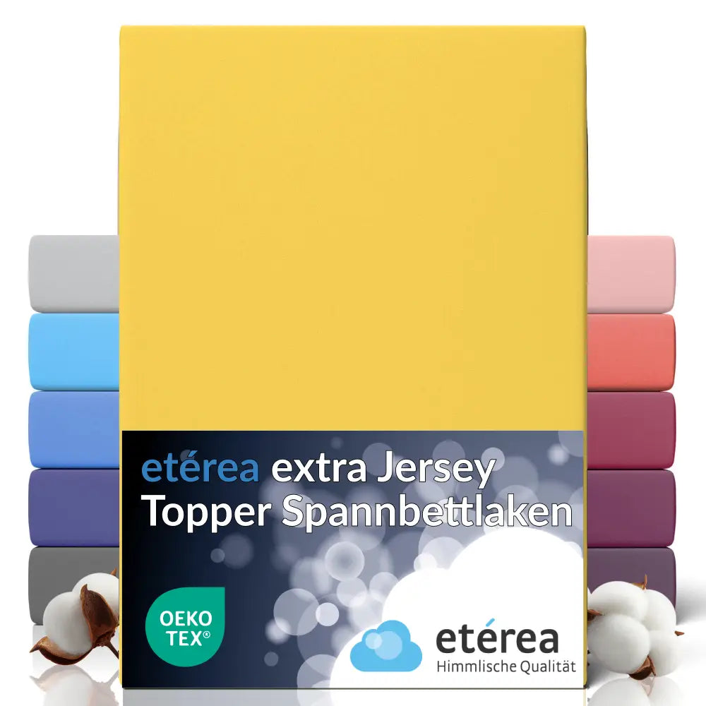 etérea Extra Jersey Topper Spannbettlaken - 90x200 - 200x220 cm
