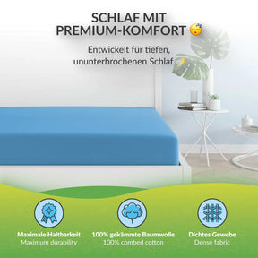 etérea Extra Jersey Topper Spannbettlaken - 90x200 - 200x220 cm