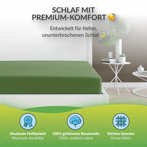 etérea Extra Jersey Topper Spannbettlaken - 90x200 - 200x220 cm