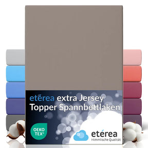 etérea Extra Jersey Topper Spannbettlaken - 90x200 - 200x220 cm