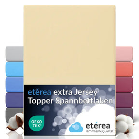 etérea Extra Jersey Topper Spannbettlaken - 90x200 - 200x220 cm