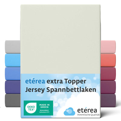 etérea Extra Jersey Topper Spannbettlaken #farbe_nature