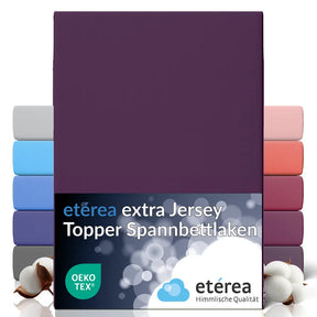 etérea Extra Jersey Topper Spannbettlaken - 90x200 - 200x220 cm