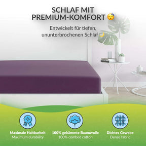 etérea Extra Jersey Topper Spannbettlaken - 90x200 - 200x220 cm