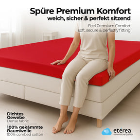 etérea Extra Jersey Topper Spannbettlaken 140x200 - 160x220 cm Gelb