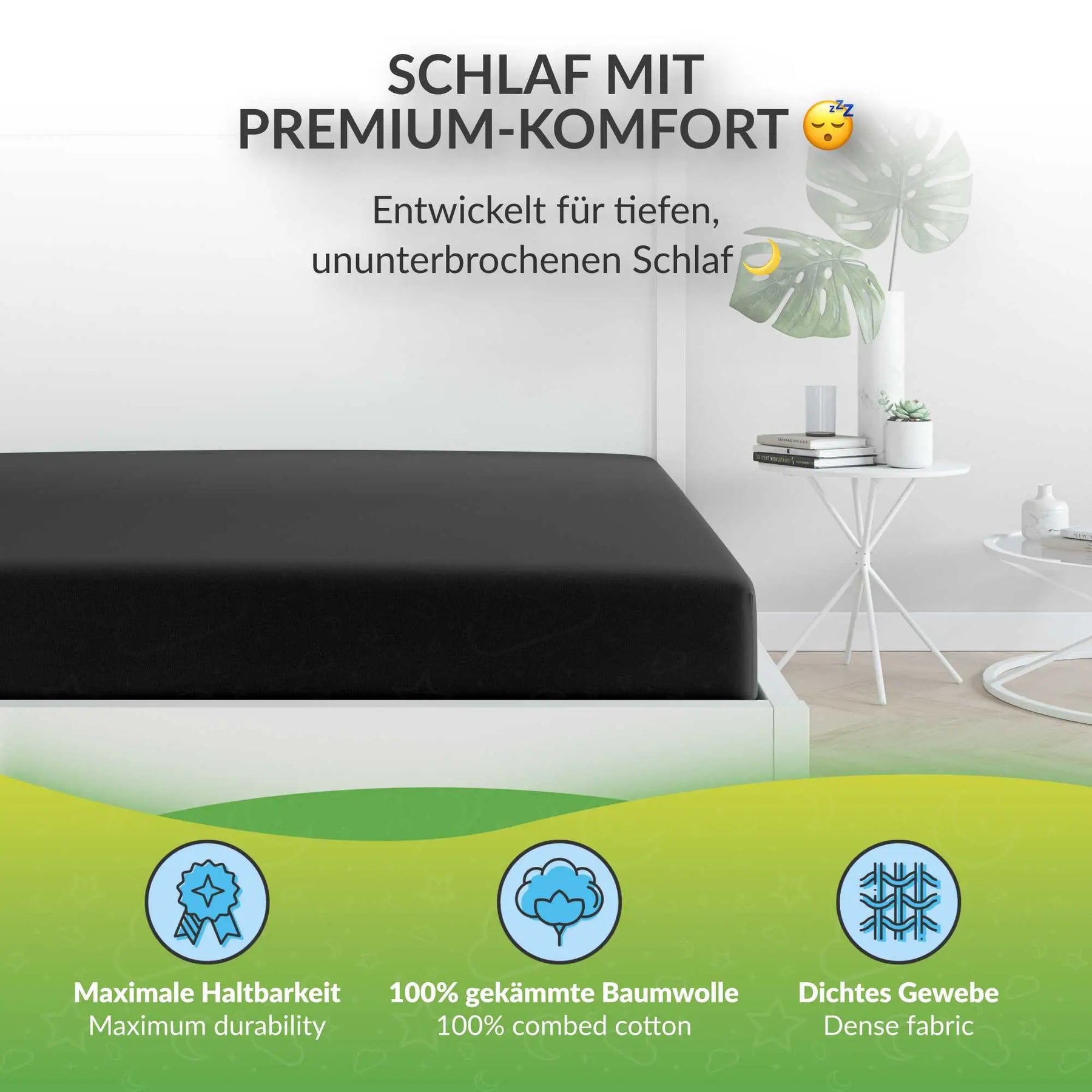 etérea Extra Jersey Topper Spannbettlaken - 90x200 - 200x220 cm