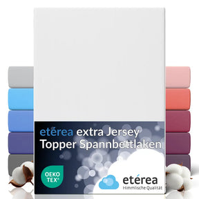 etérea Extra Jersey Topper Spannbettlaken - 90x200 - 200x220 cm