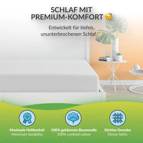 etérea Extra Jersey Topper Spannbettlaken - 90x200 - 200x220 cm