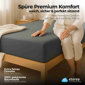 etérea Extra Jersey Spannbettlaken - 90x200 - 240x220 cm