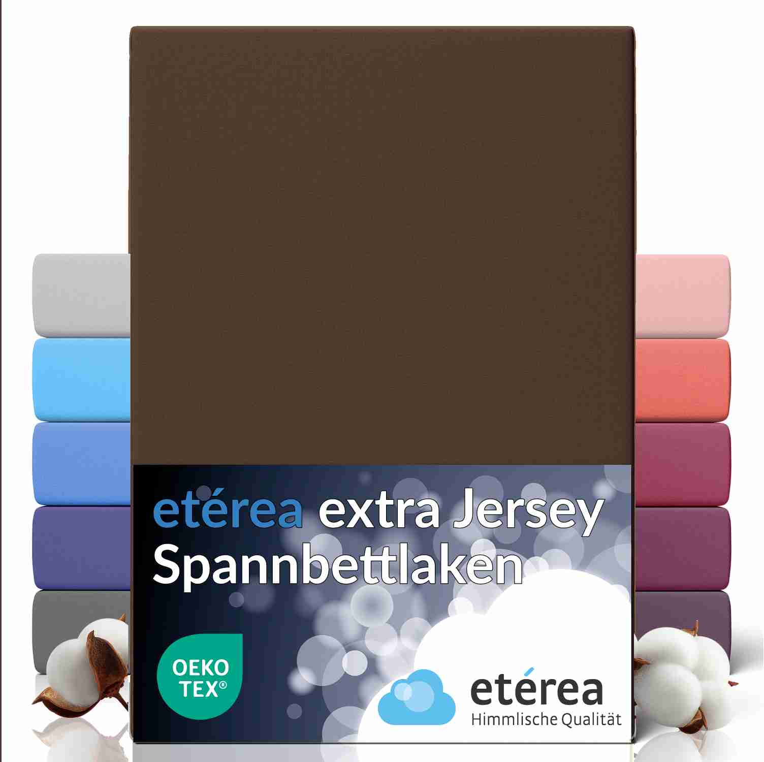 etérea Extra Jersey Spannbettlaken - 90x200 - 240x220 cm