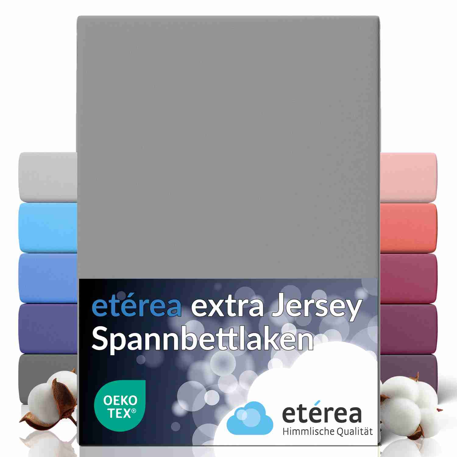 etérea Extra Jersey Spannbettlaken - 90x200 - 240x220 cm