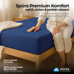 etérea Extra Jersey Spannbettlaken - 90x200 - 240x220 cm