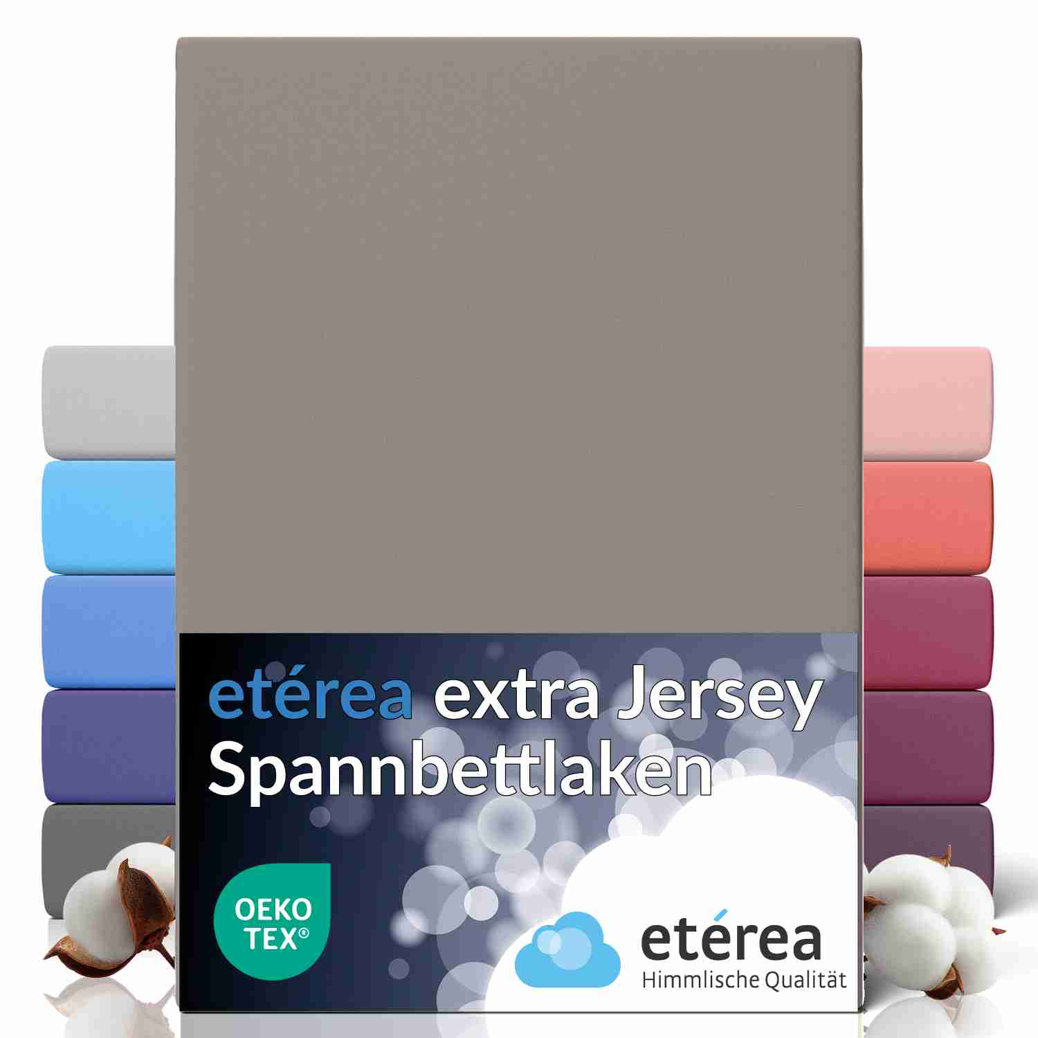 etérea Extra Jersey Spannbettlaken - 90x200 - 240x220 cm
