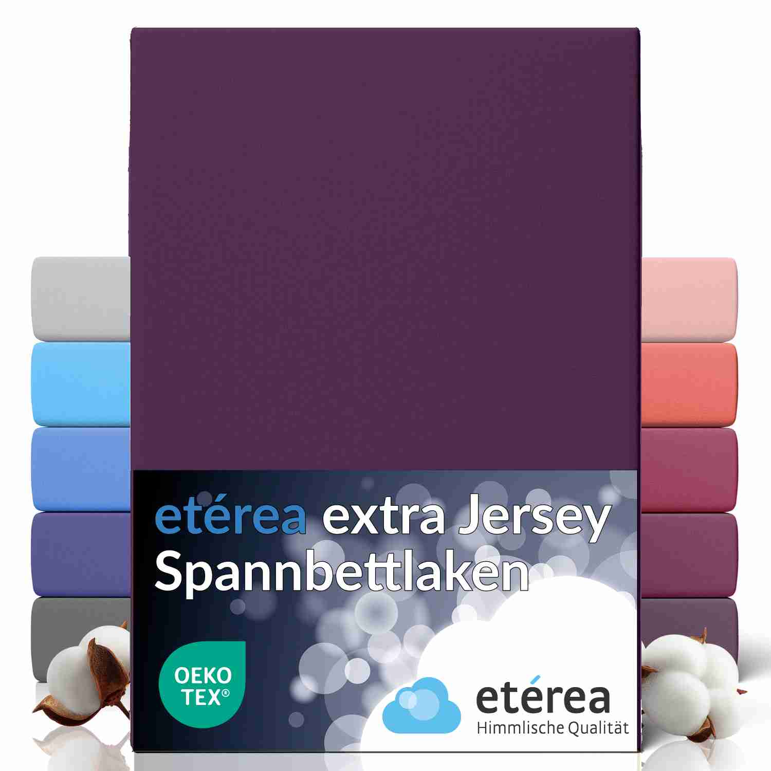 etérea Extra Jersey Spannbettlaken - 90x200 - 240x220 cm