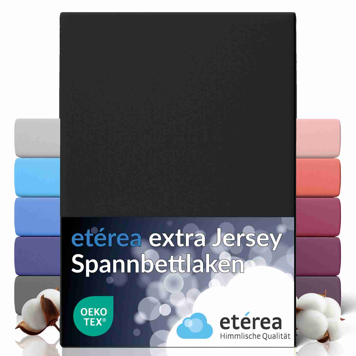 etérea Extra Jersey Spannbettlaken - 90x200 - 240x220 cm
