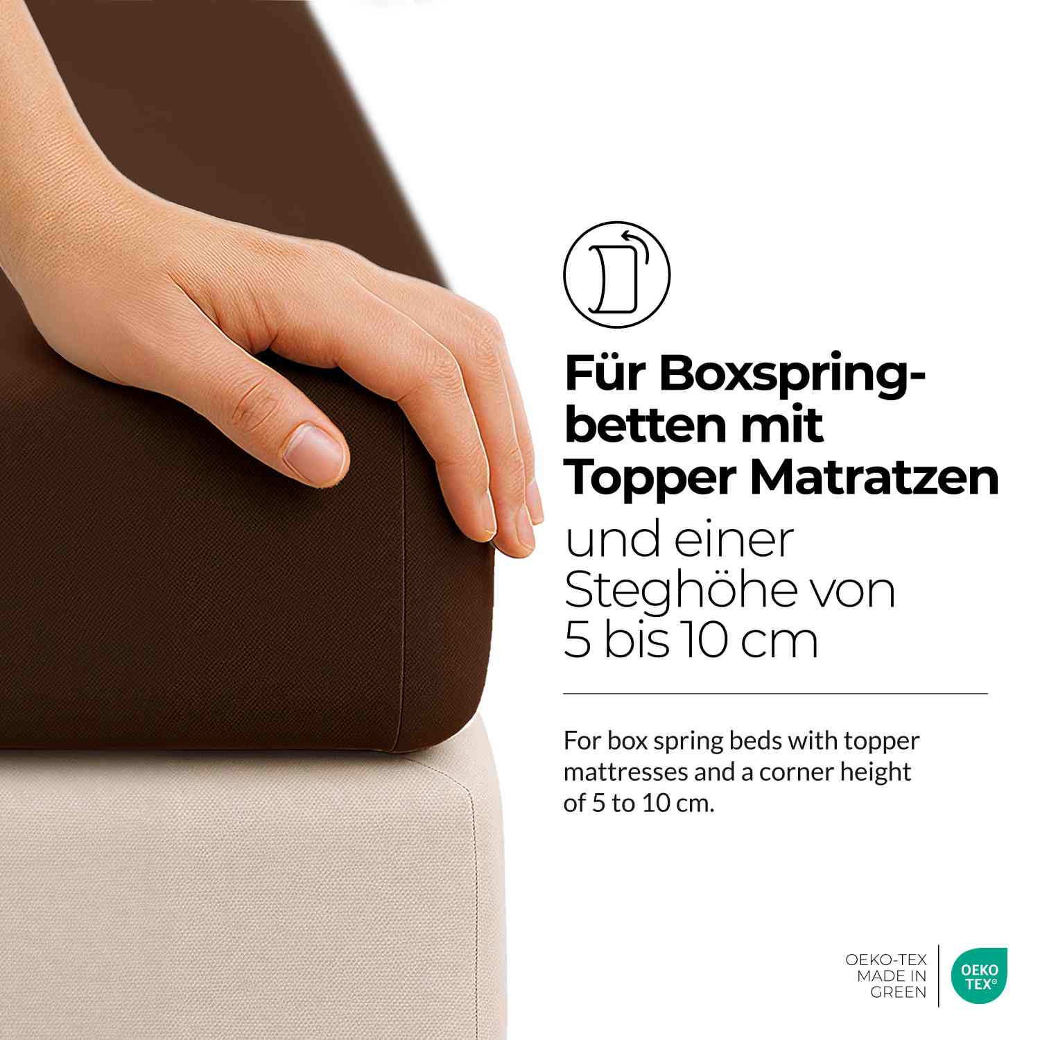 etérea Extra Jersey Topper Spannbettlaken