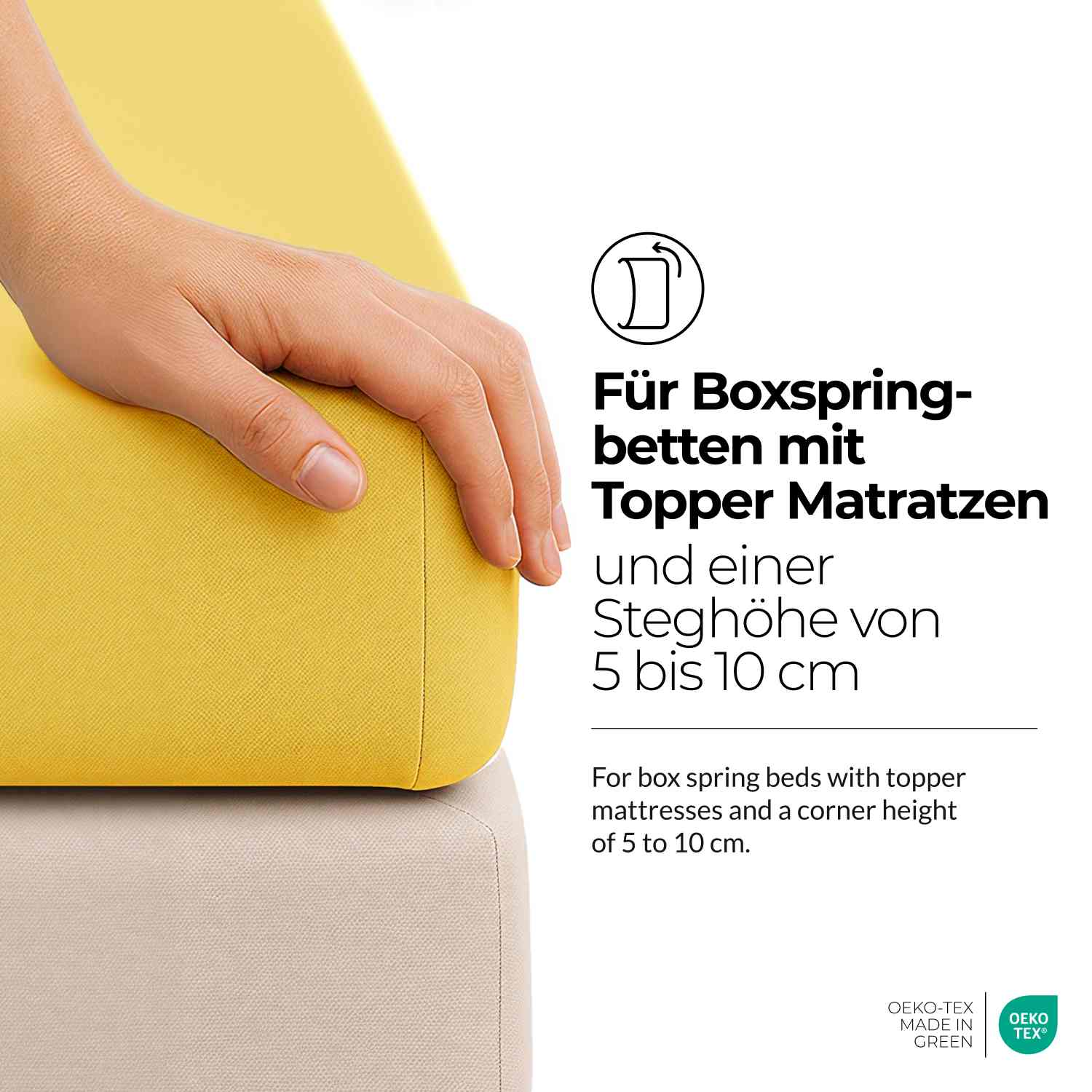 etérea Extra Jersey Topper Spannbettlaken