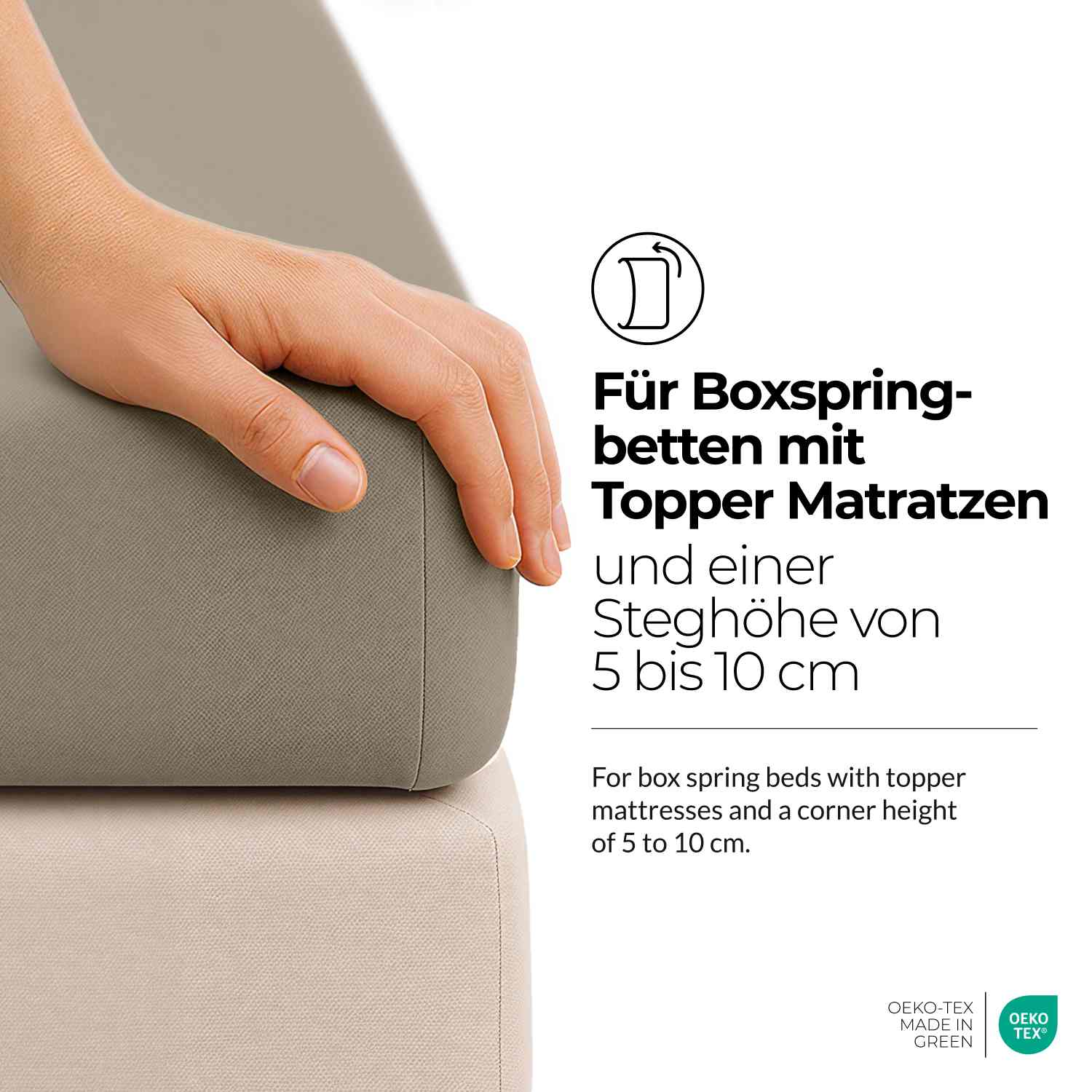 etérea Extra Jersey Topper Spannbettlaken