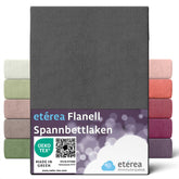 etérea Flanell Spannbettlaken - 90x200 - 200x220 cm