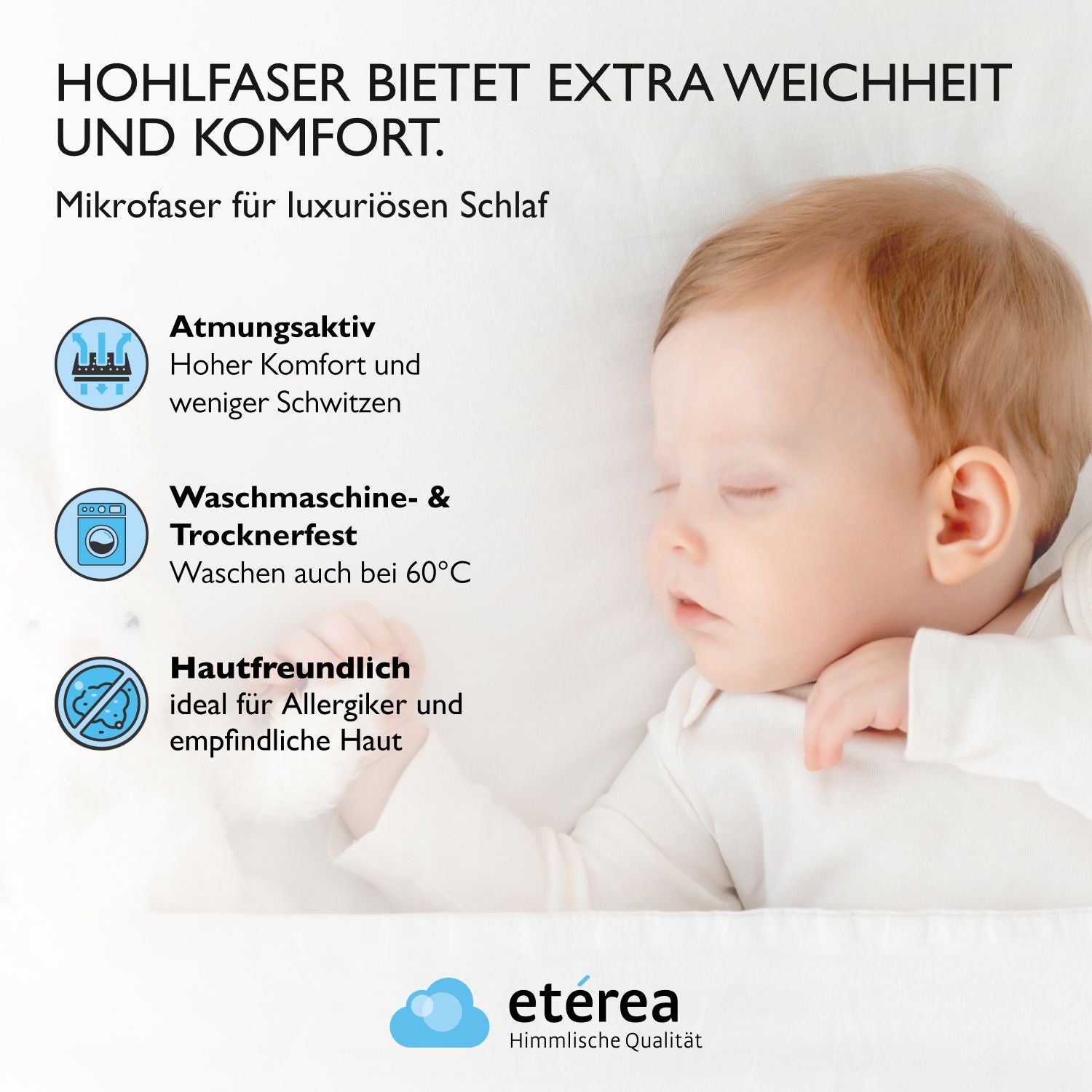etérea Microfaser Steppdecke Frieda