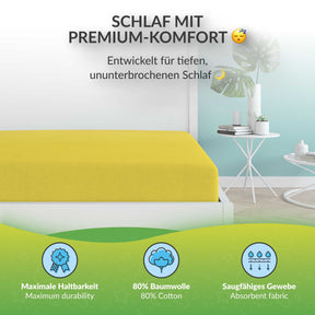 etérea Frottee Spannbettlaken - 90x200 - 200x220 cm