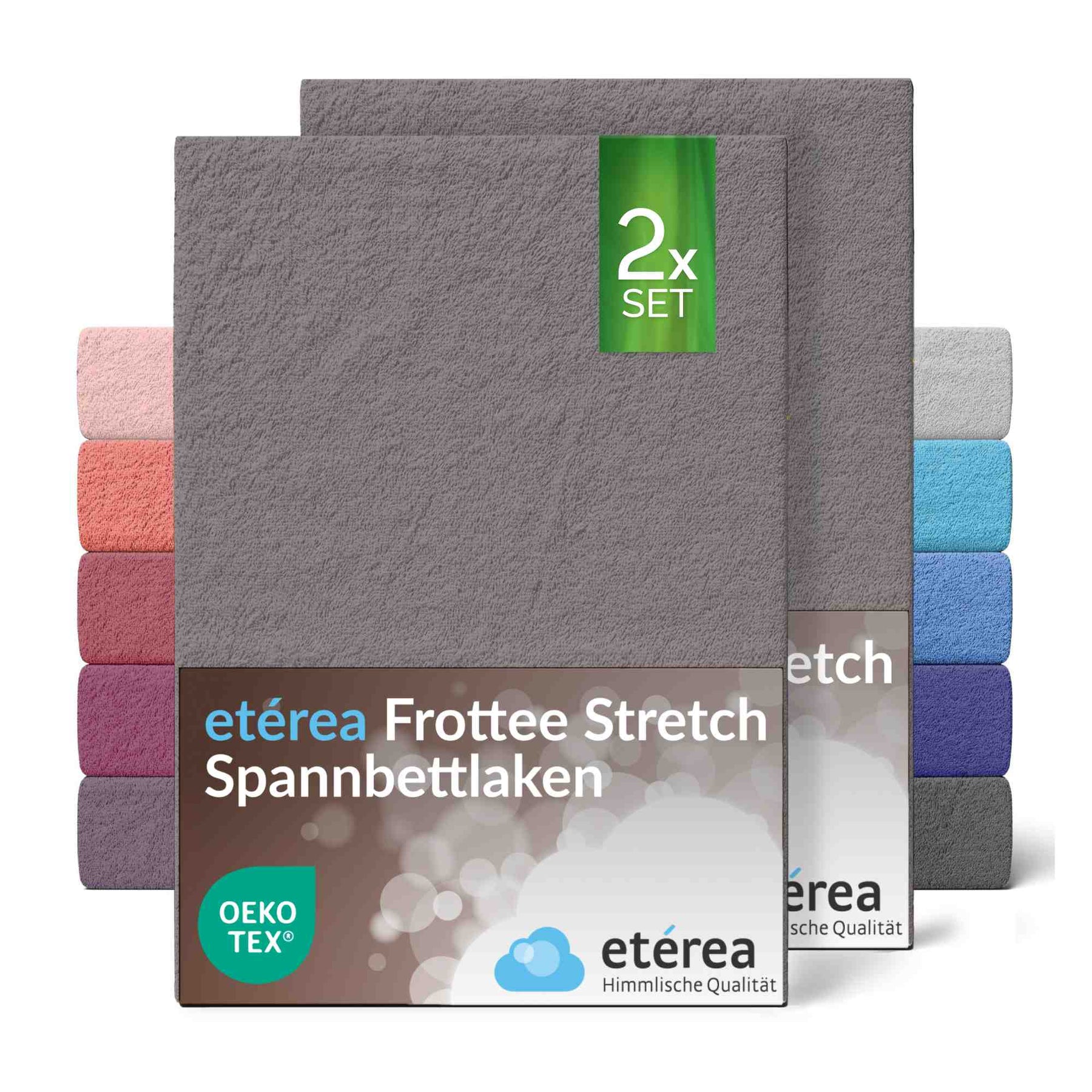 etérea Frottee Spannbettlaken - 90x200 - 200x220 cm