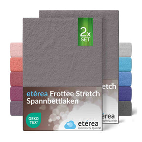 etérea Frottee Spannbettlaken - 90x200 - 200x220 cm