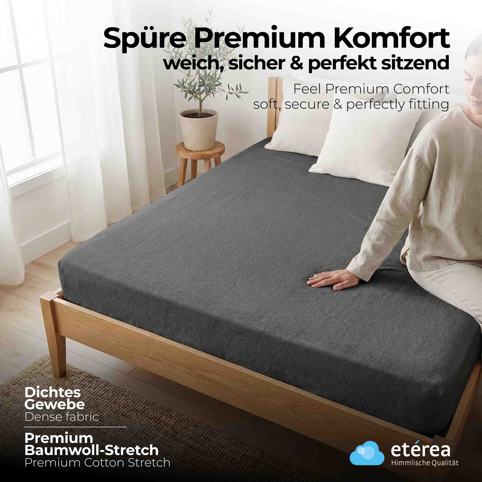 etérea Frottee Spannbettlaken