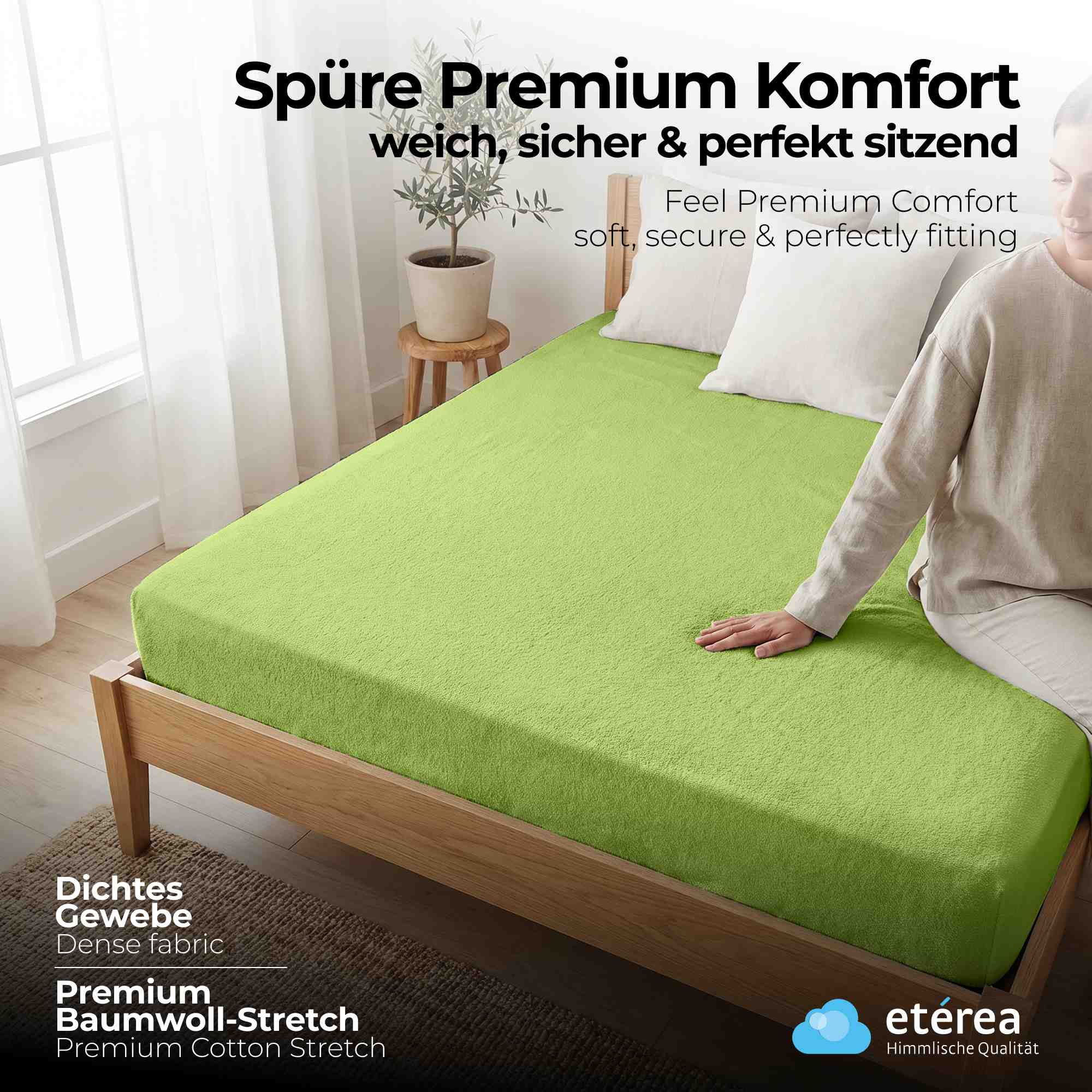 etérea Frottee Spannbettlaken