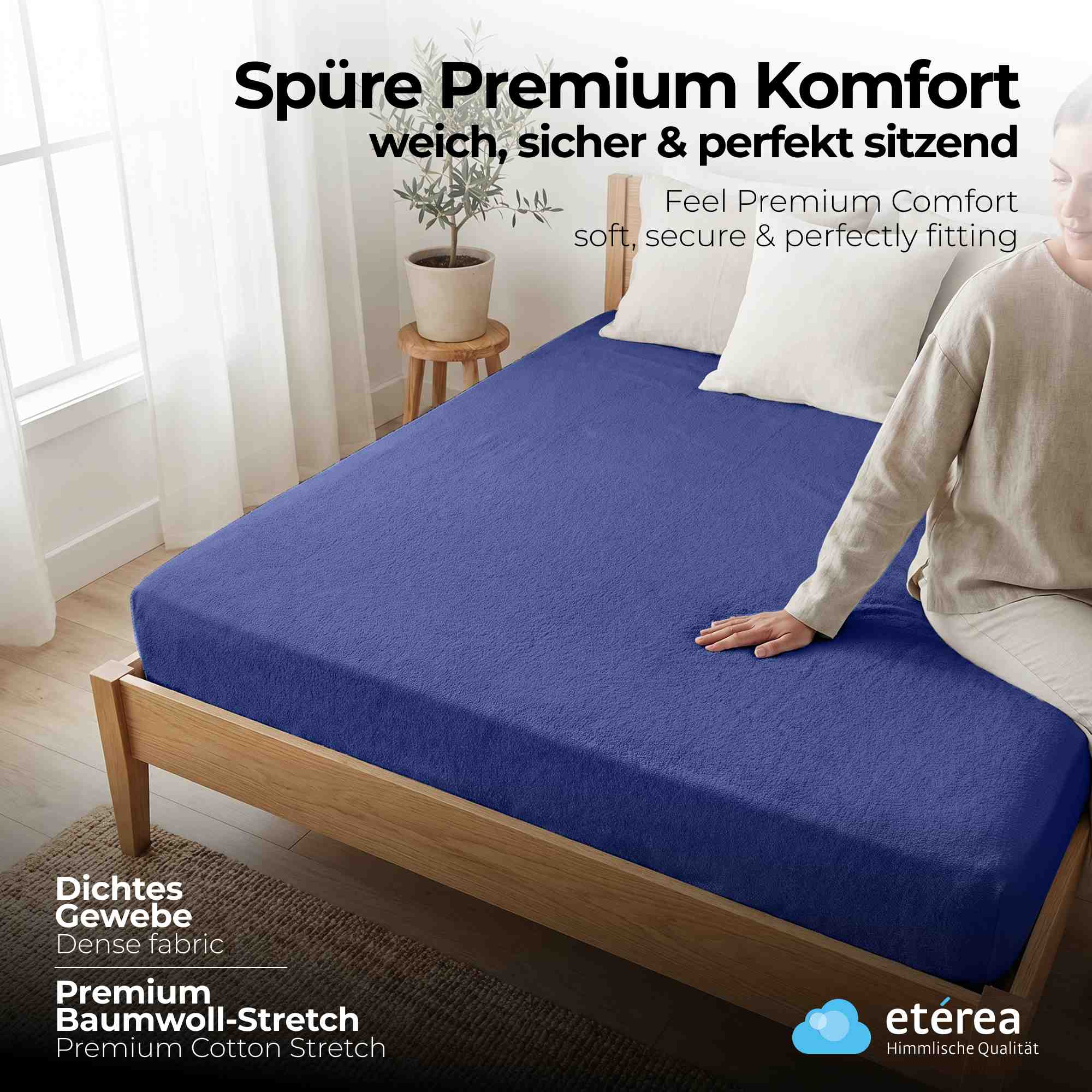 etérea Frottee Spannbettlaken