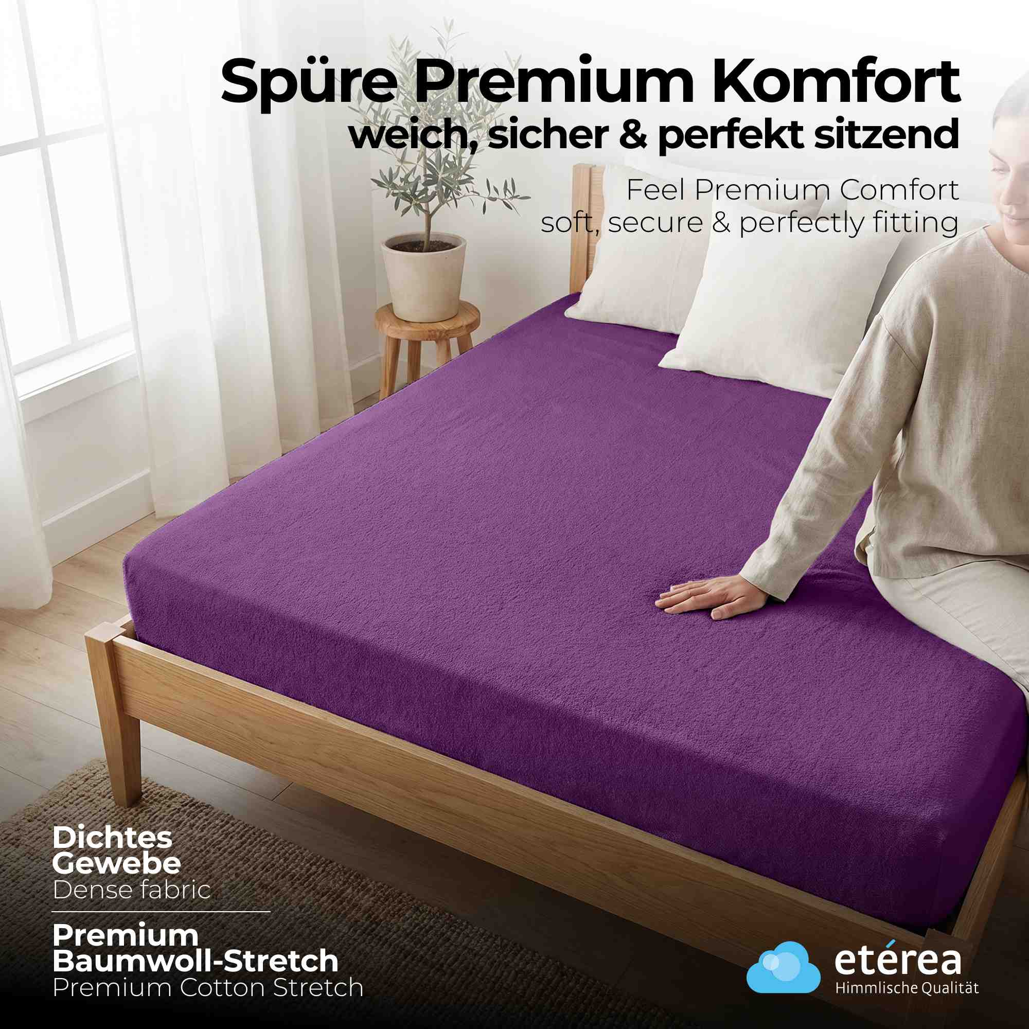 etérea Frottee Spannbettlaken