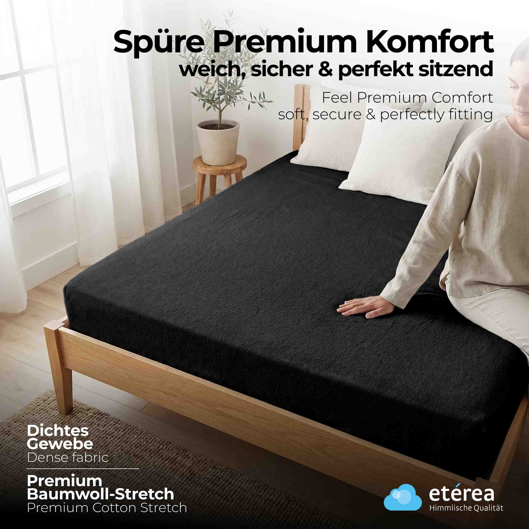 etérea Frottee Spannbettlaken