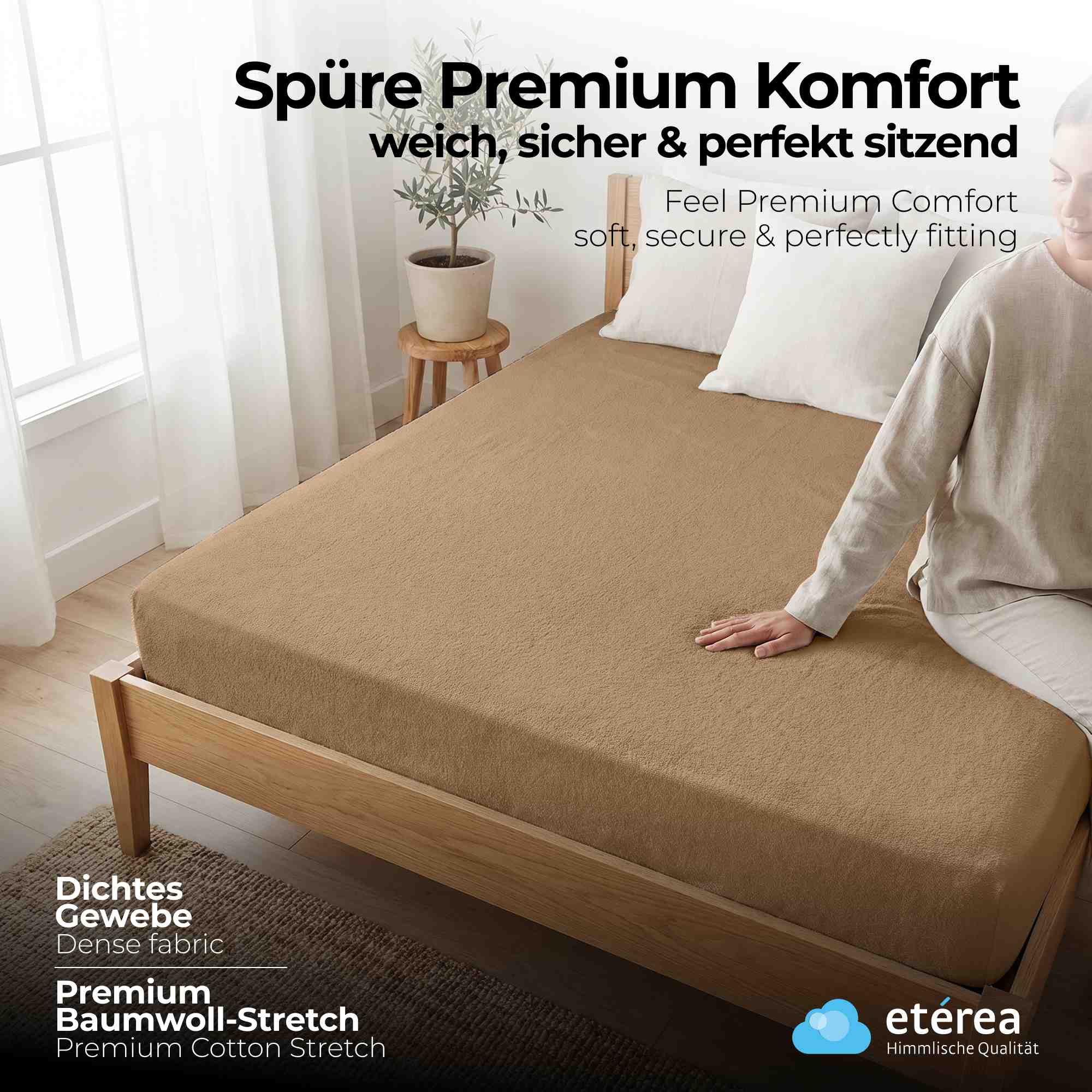 etérea Frottee Spannbettlaken
