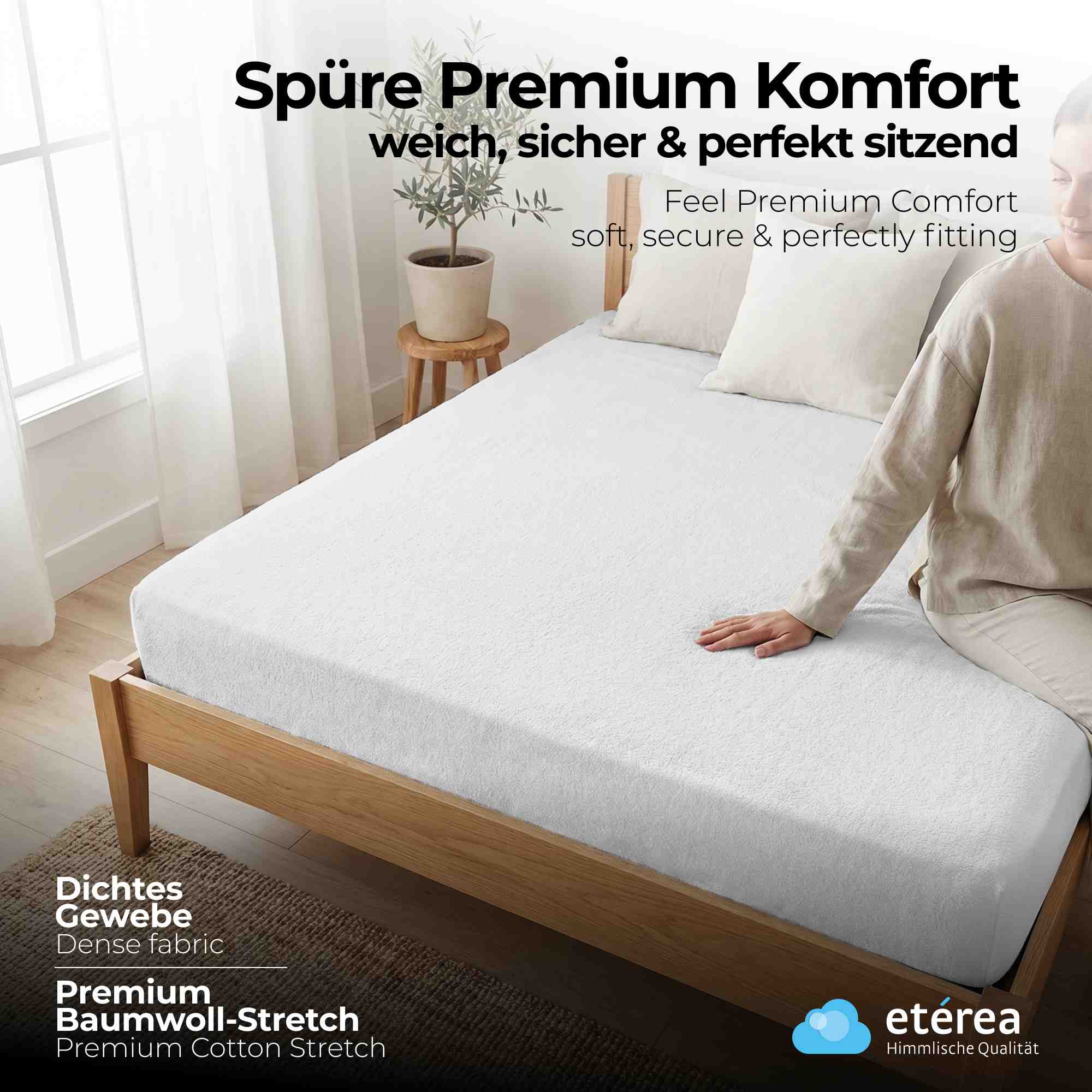 etérea Frottee Spannbettlaken