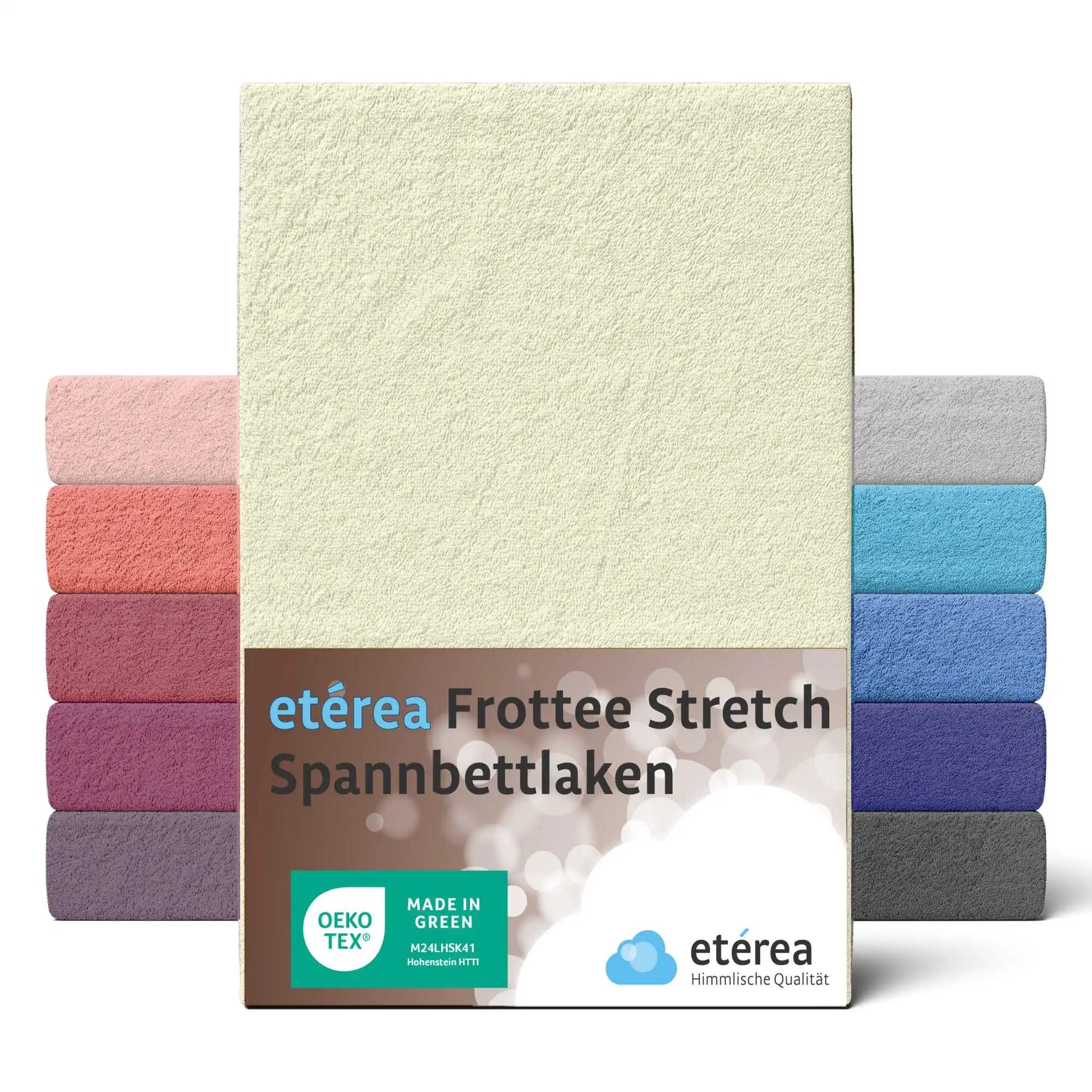 etérea Frottee Spannbettlaken - 90x200 - 200x220 cm
