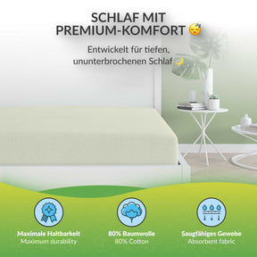 etérea Frottee Spannbettlaken - 90x200 - 200x220 cm