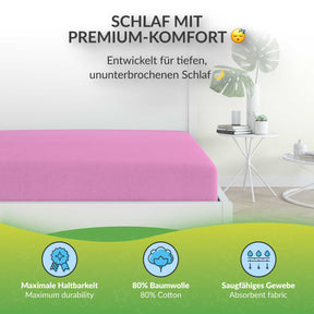 etérea Frottee Spannbettlaken - 90x200 - 200x220 cm