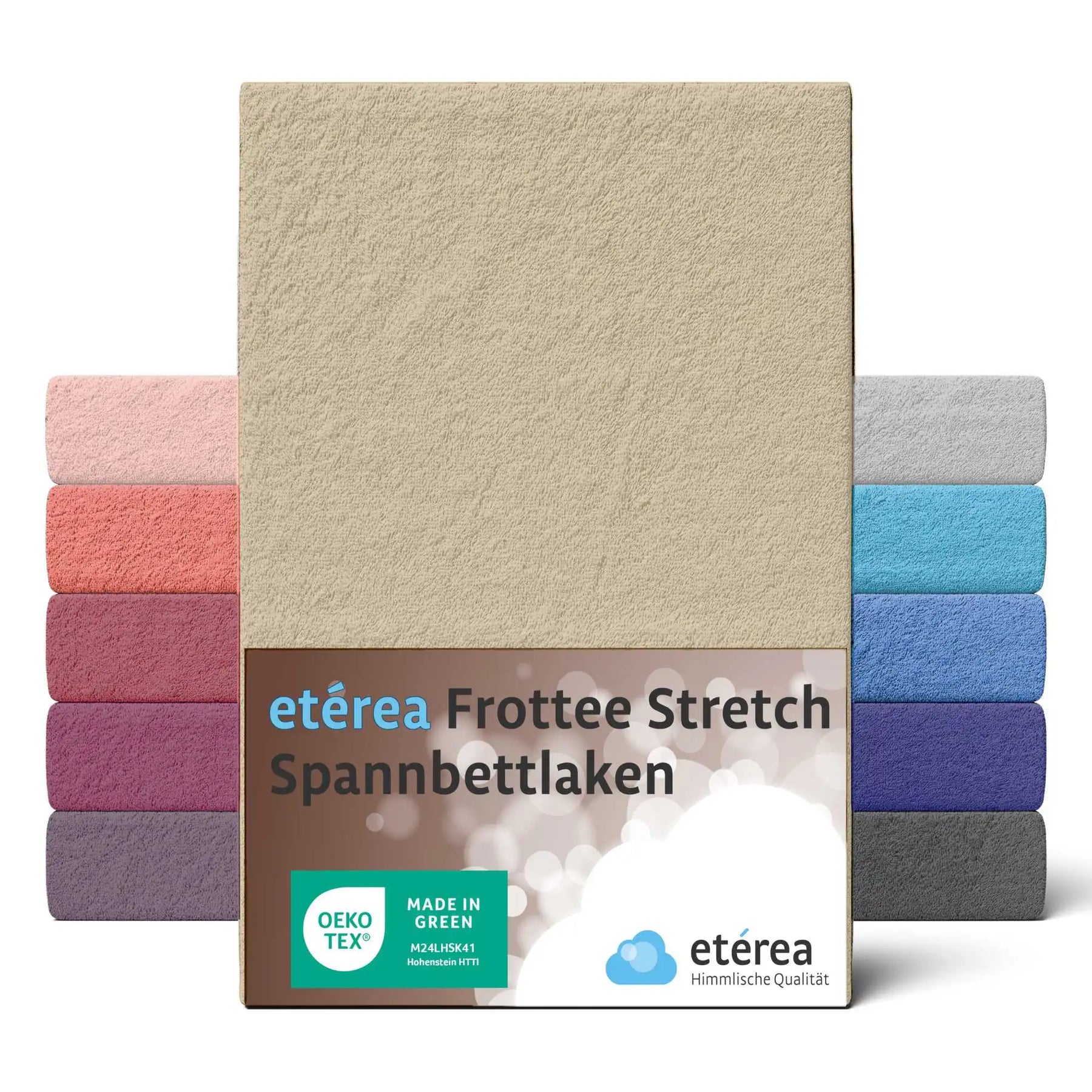 etérea Frottee Spannbettlaken - 90x200 - 200x220 cm