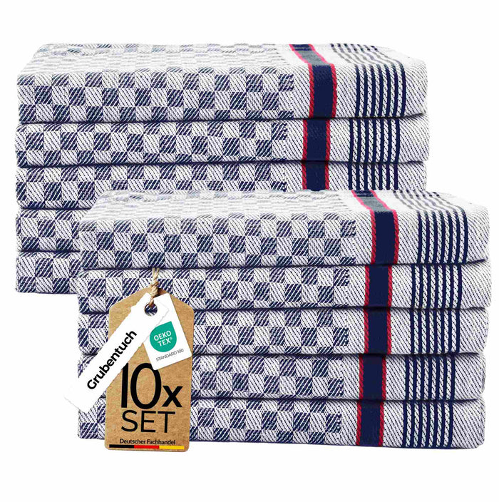 Sterzbachs 10er Set Grubentuch #farbe_blau