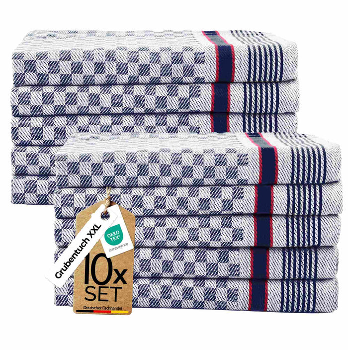 Sterzbachs 10er Set Grubentuch #farbe_blau